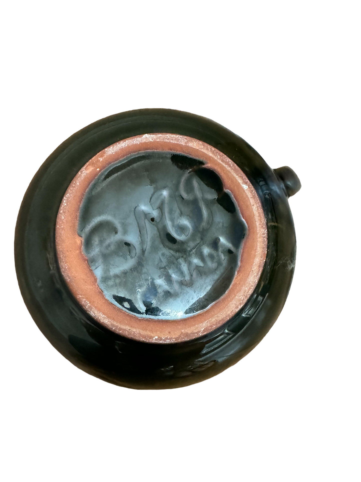 Studio Pottery Black and Blue Dip Jug