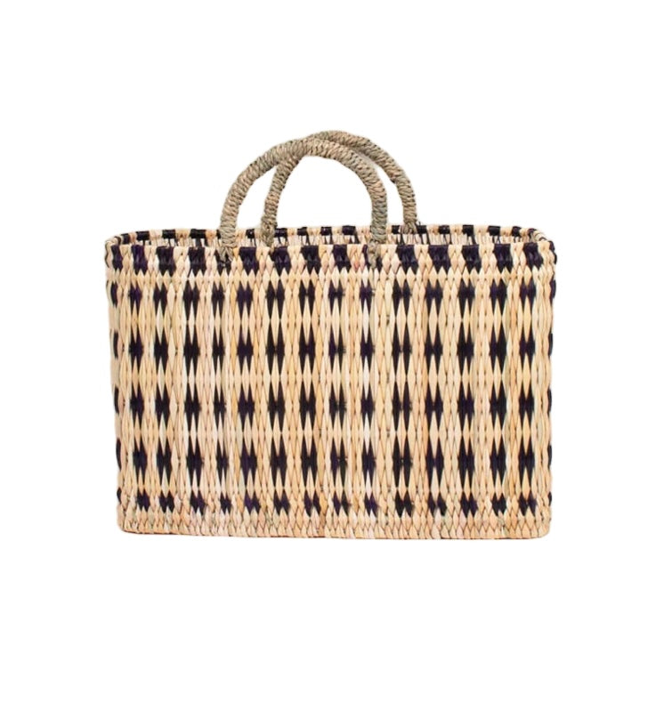 Indigo Woven Reed Basket | 3 Sizes Available