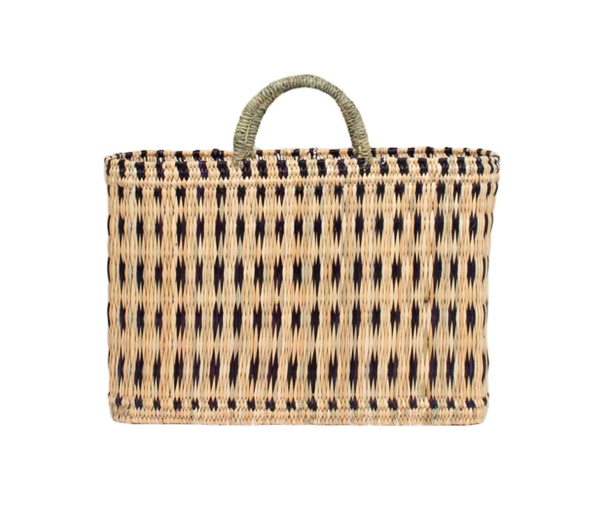 Indigo Woven Reed Basket | 3 Sizes Available