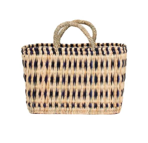 Indigo Woven Reed Basket | 3 Sizes Available