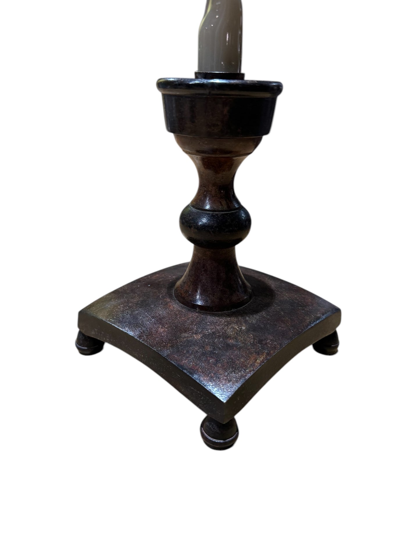 Metal Footed Candle Holder