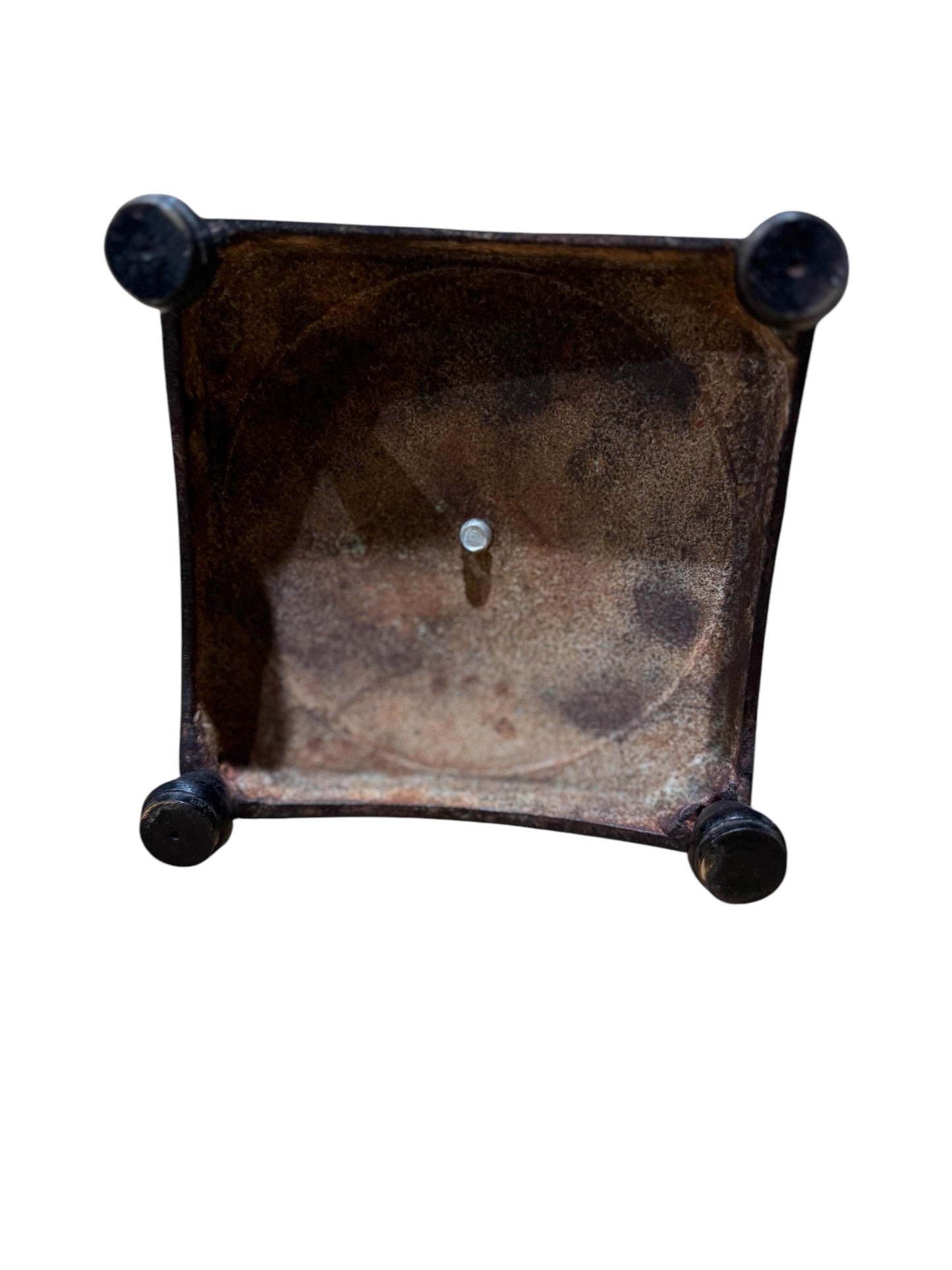 Metal Footed Candle Holder