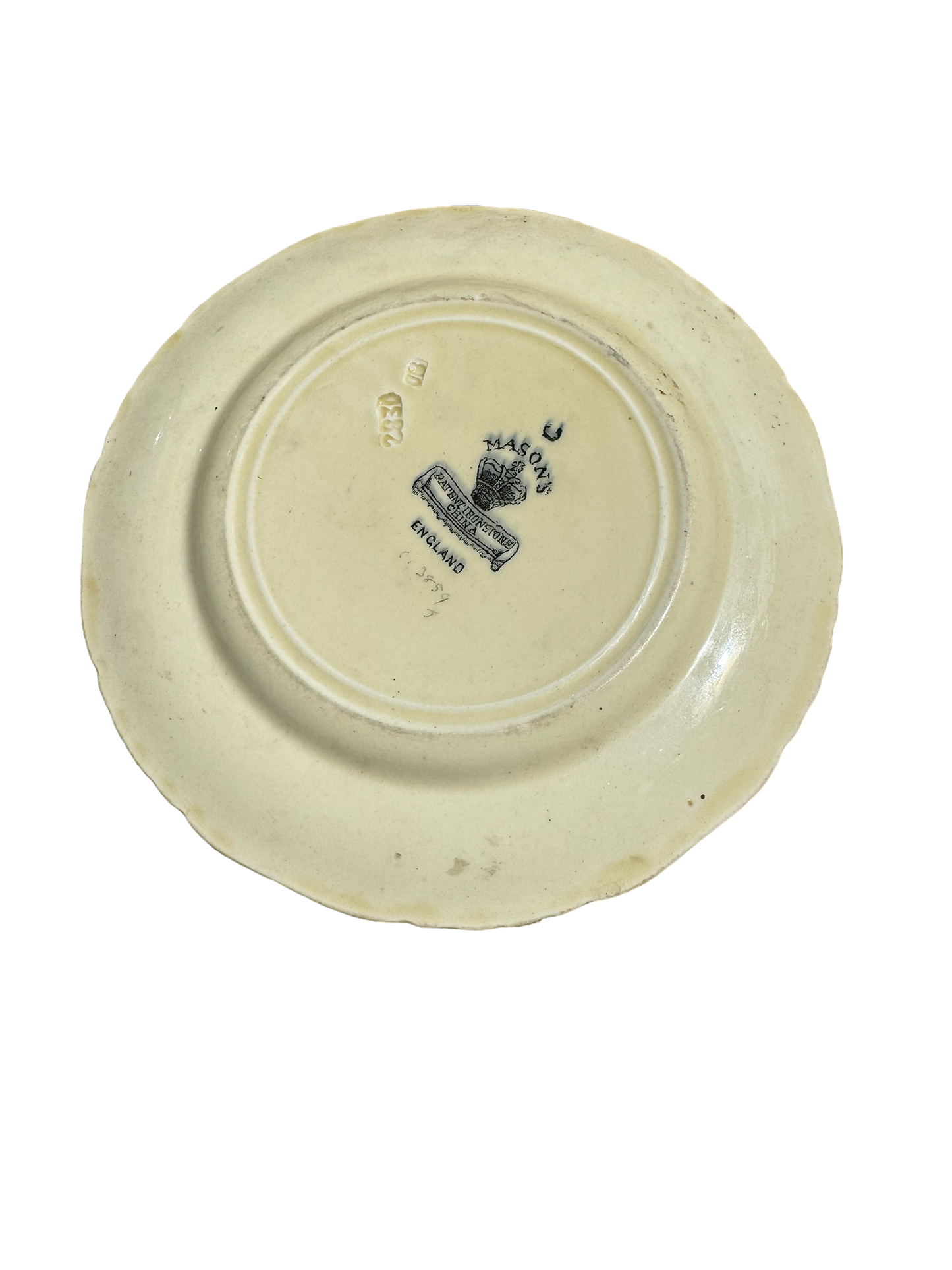 Ceramic Floral Side Plate by Masons