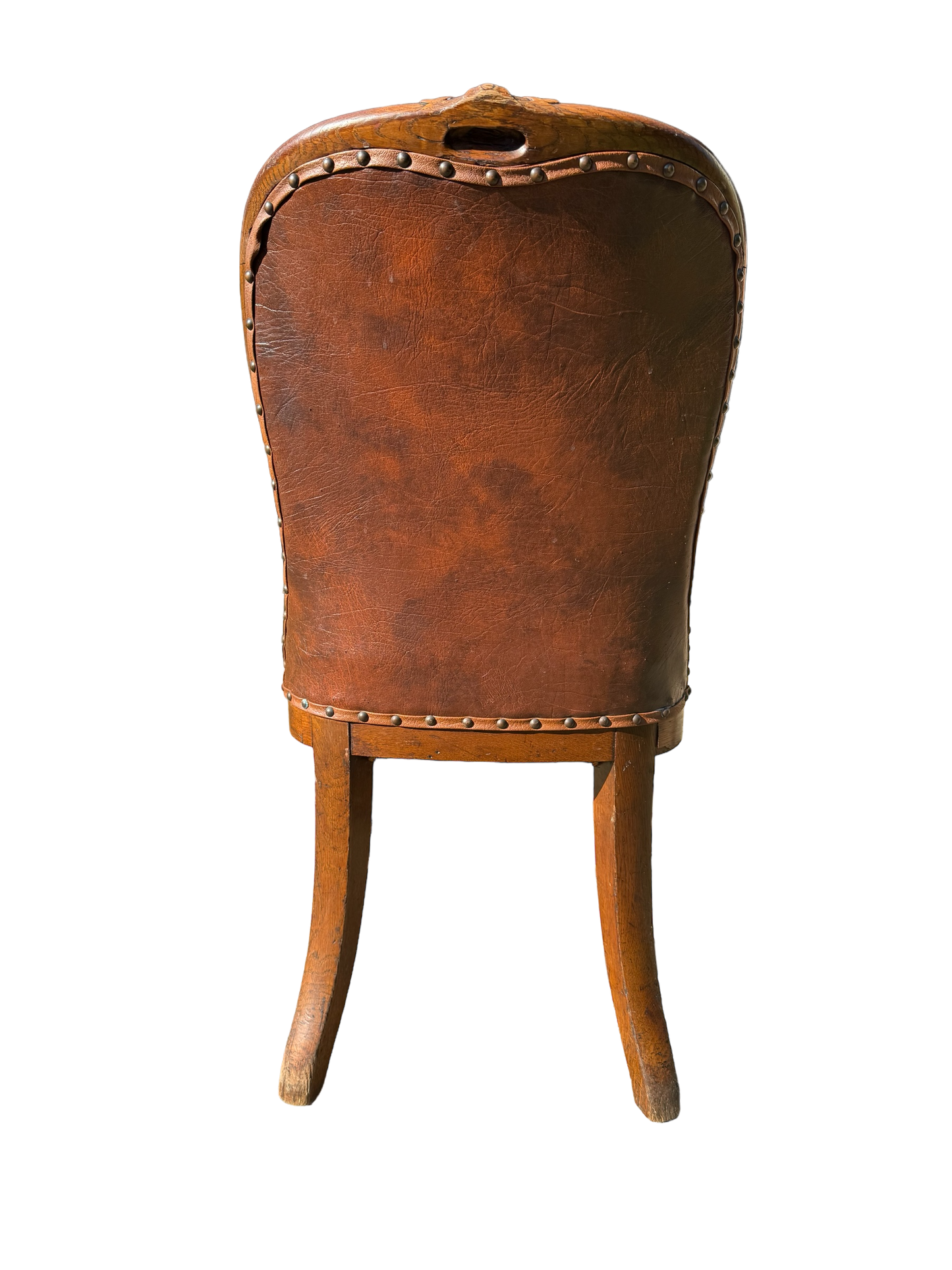 Leather Slipper Chair