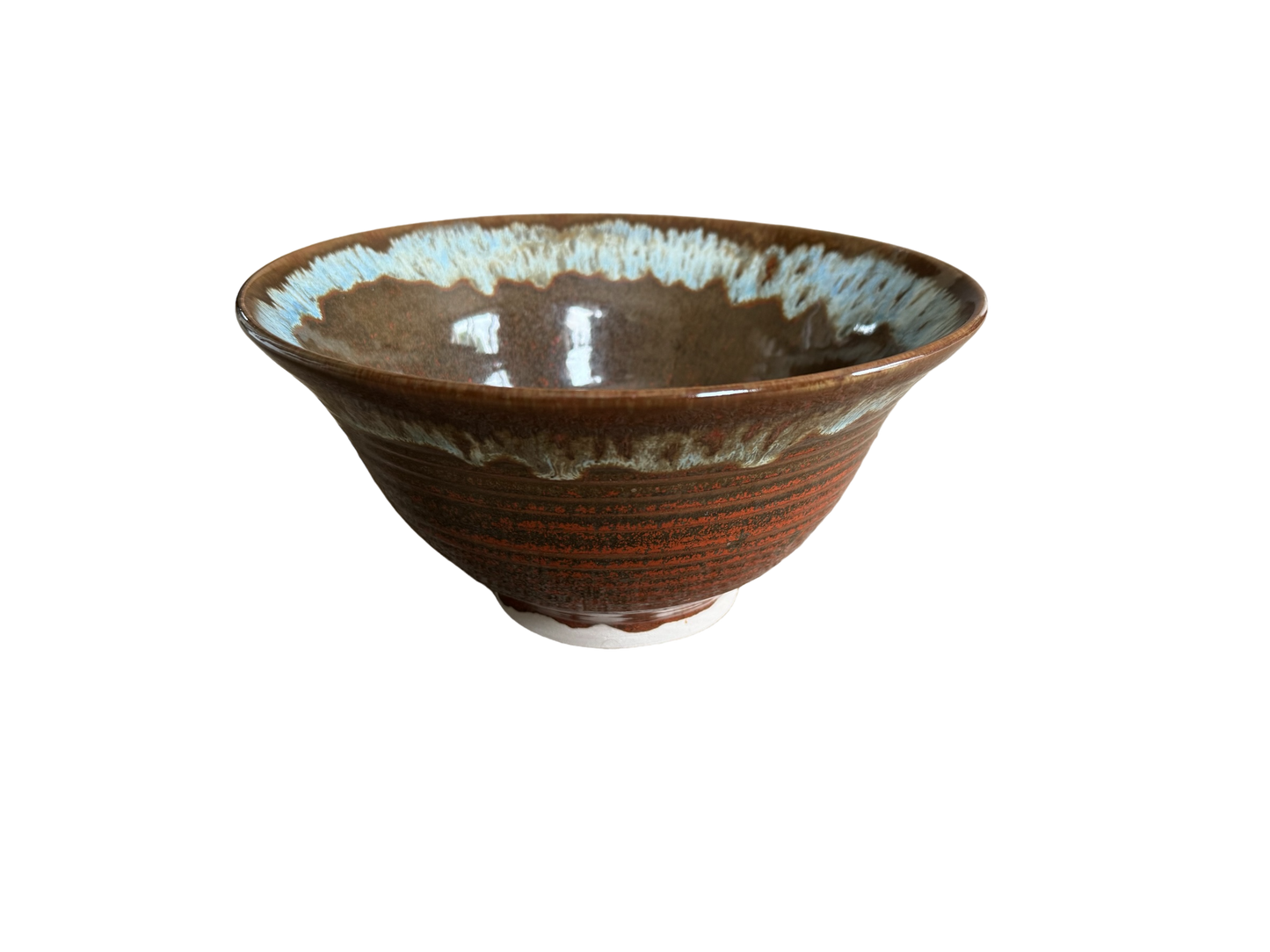 Studio Pottery Glazed Fruit Bowl