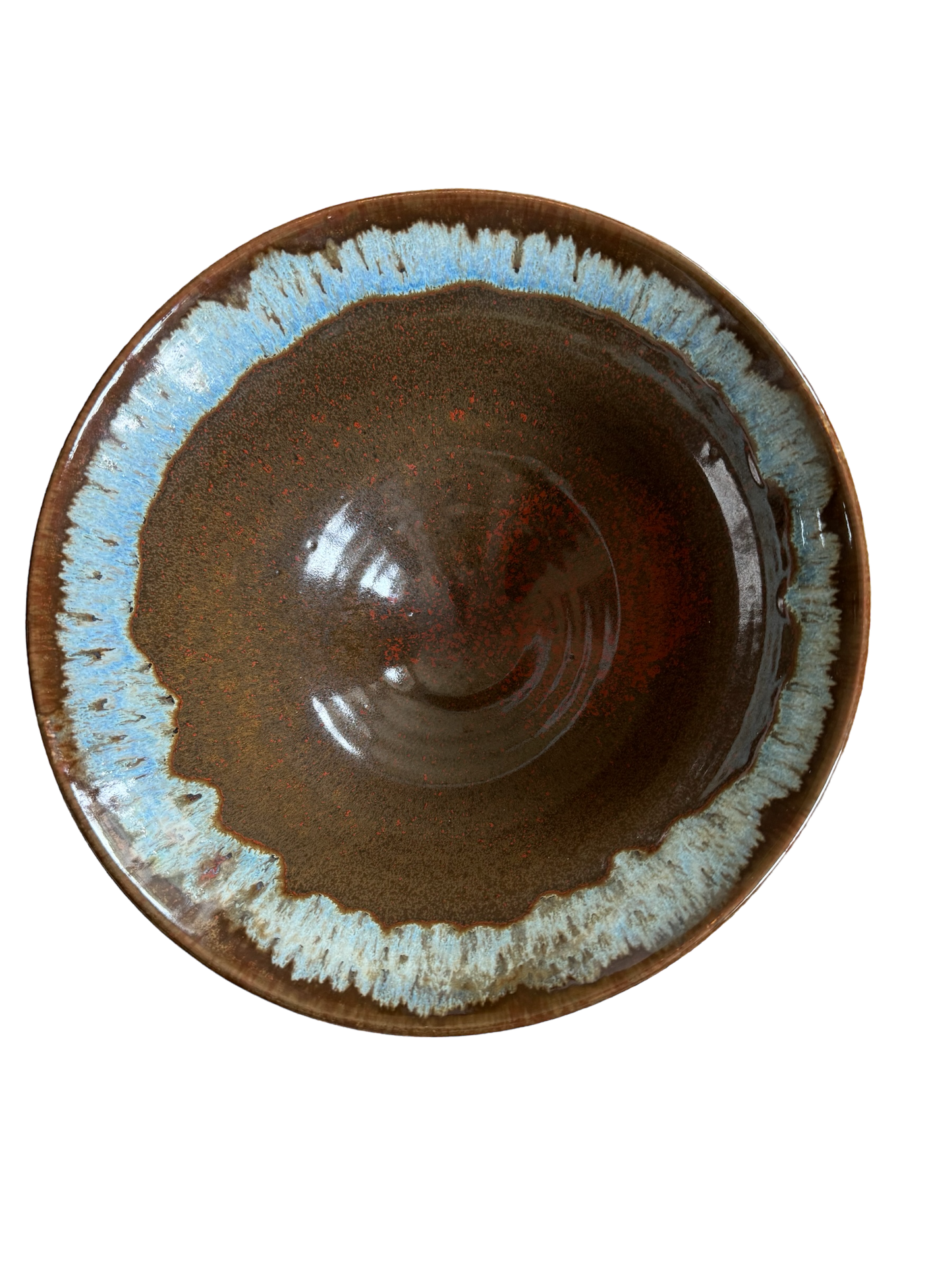 Studio Pottery Glazed Fruit Bowl