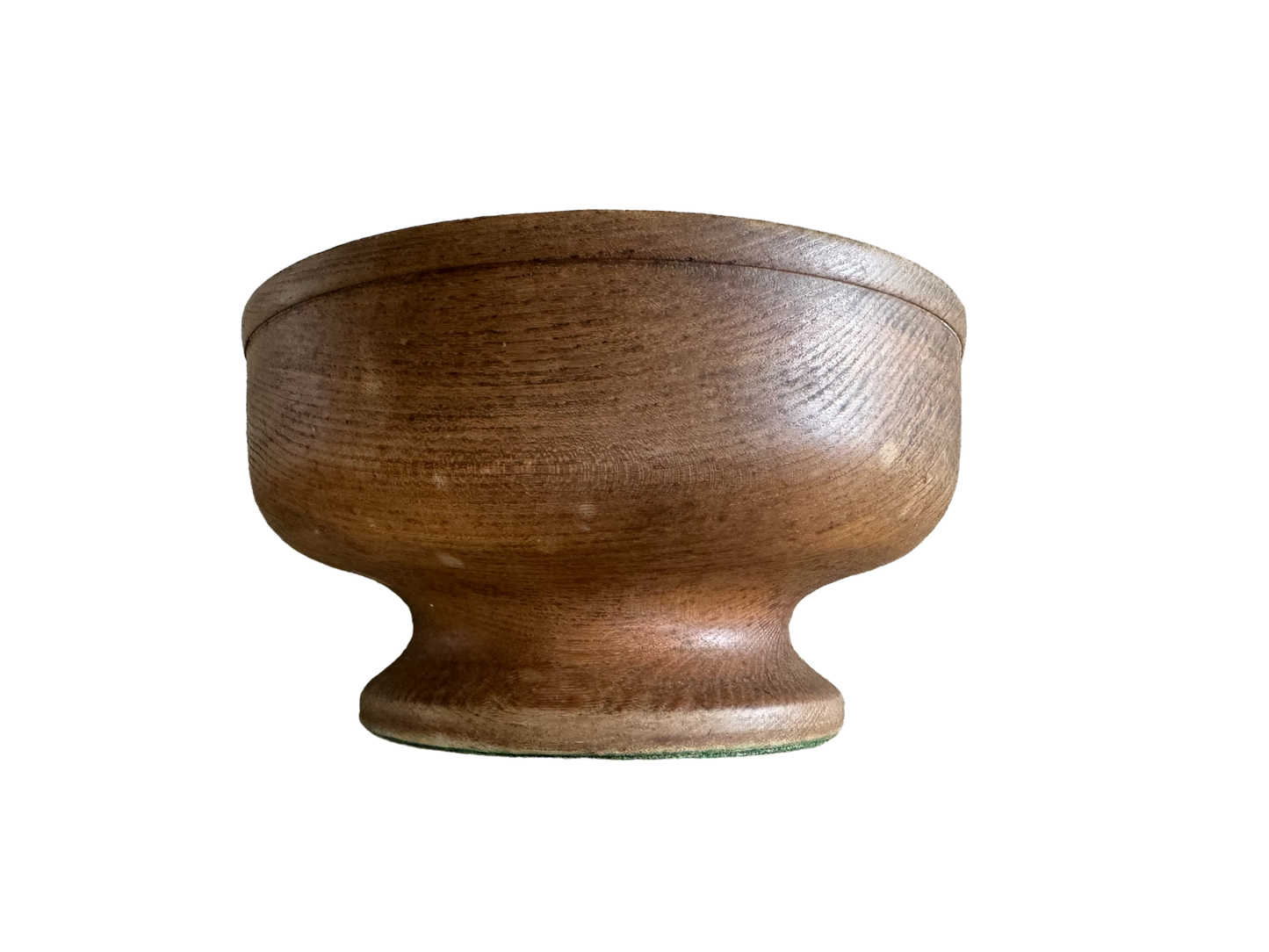 Turned Wood Bowl on Pedastal Base | No.1