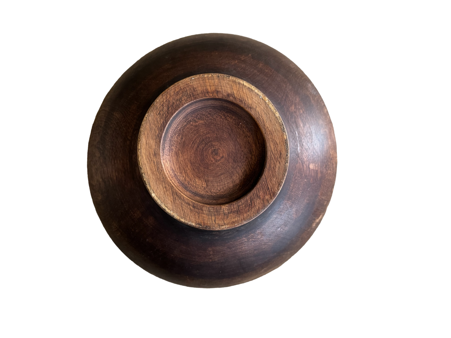 Turned Wood Bowl on Pedastal Base | No.2