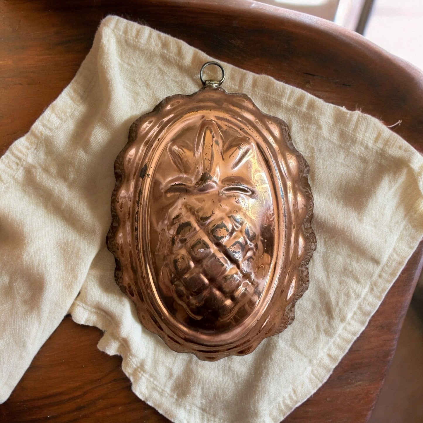 Vintage Copper Jelly Pudding Mould