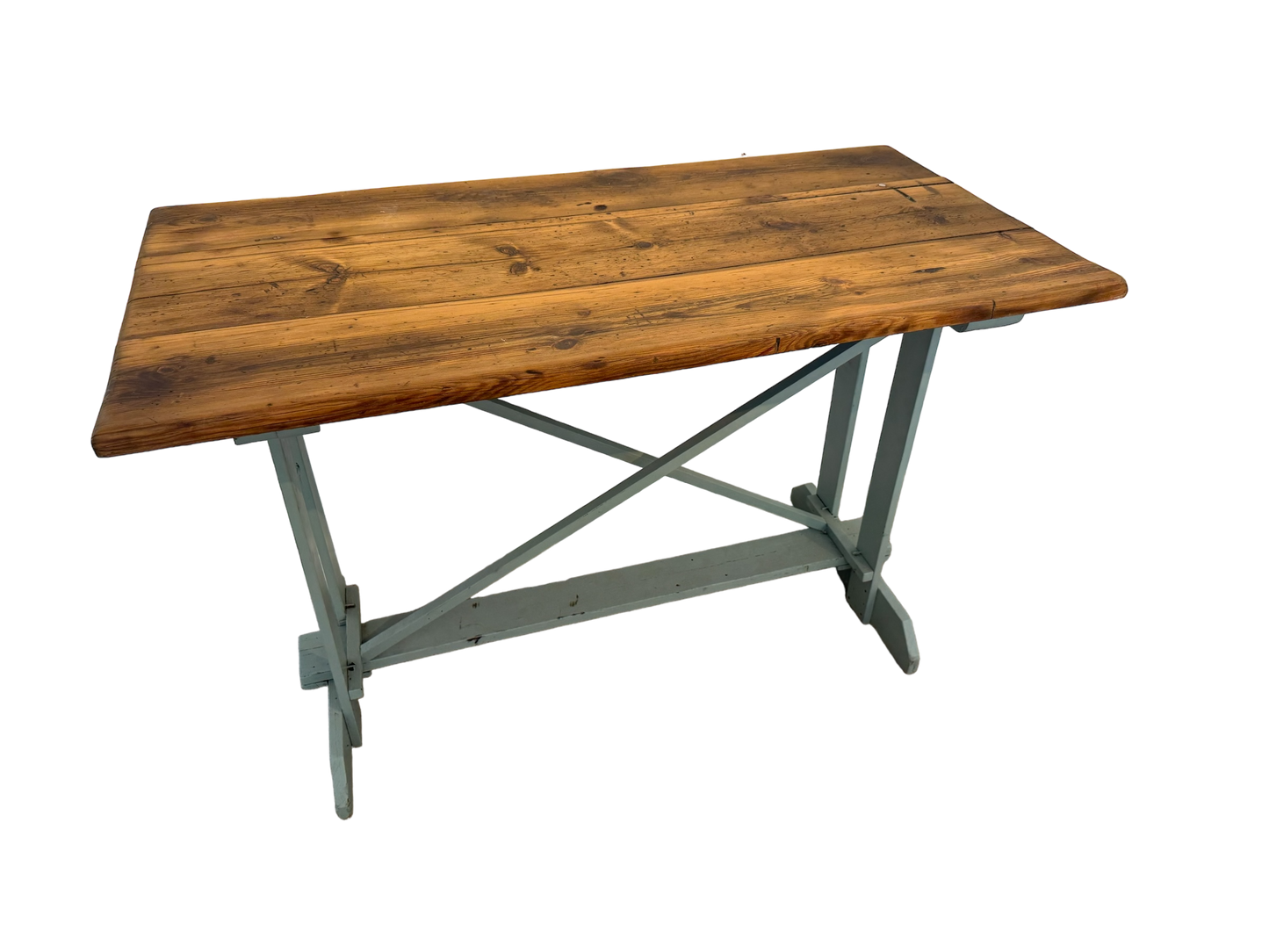 Pitch Pine Farmhouse Console Table