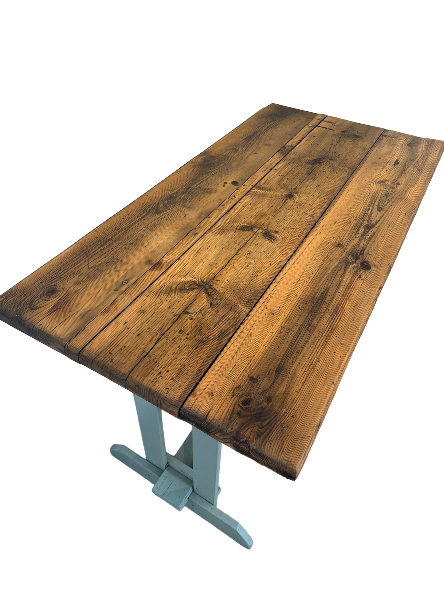 Pitch Pine Farmhouse Console Table