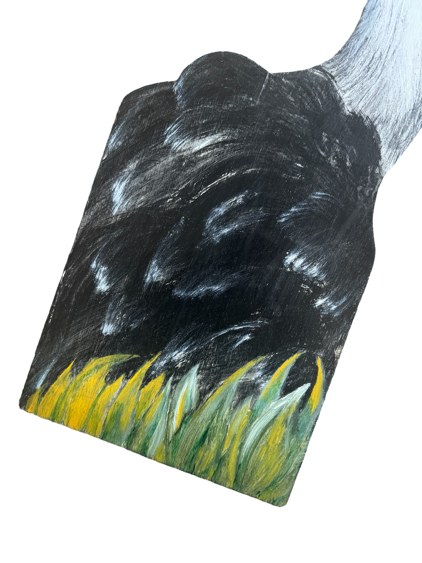 Handpainted Ostrich Decor