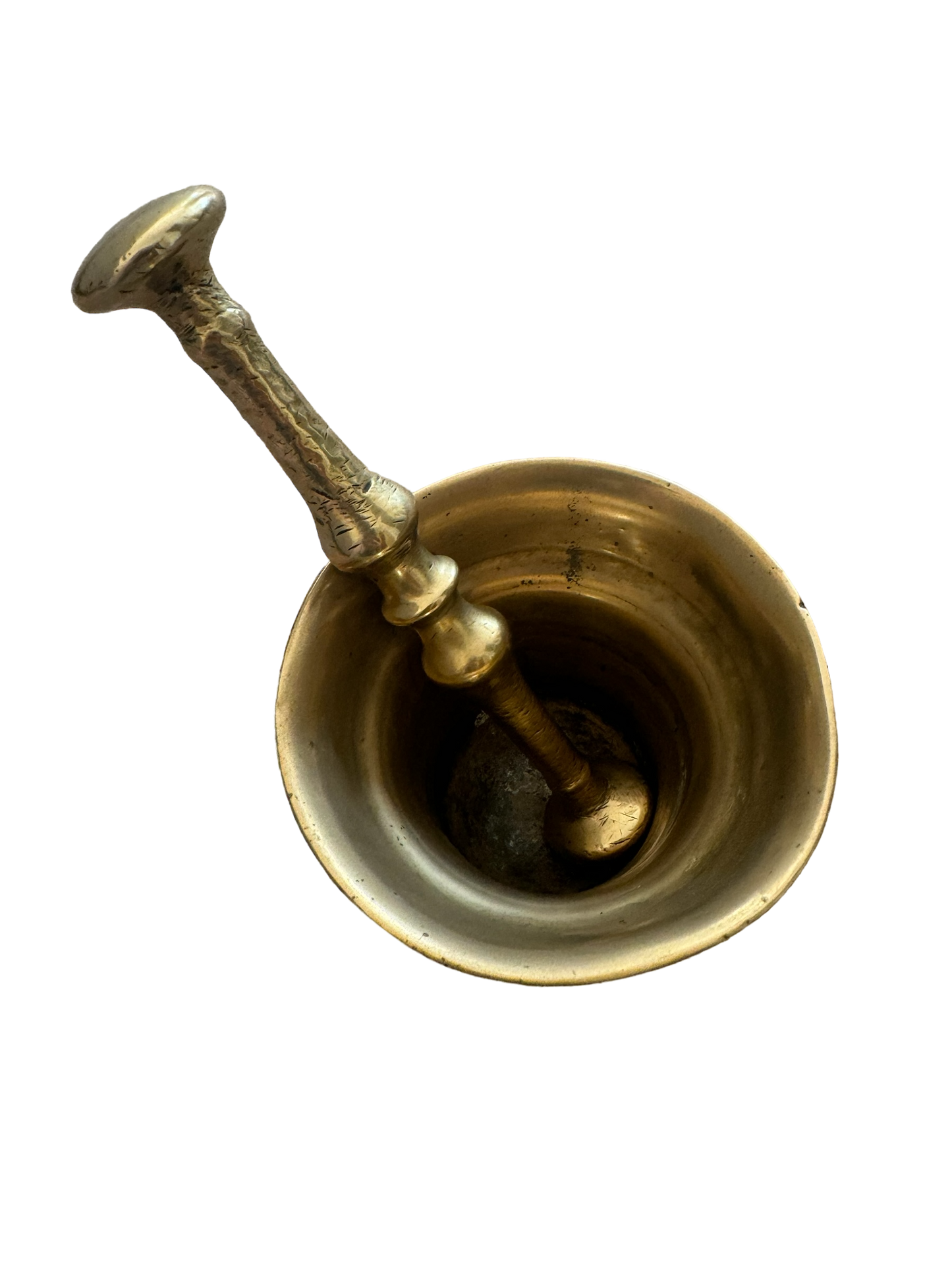 Brass Pestle and Mortar