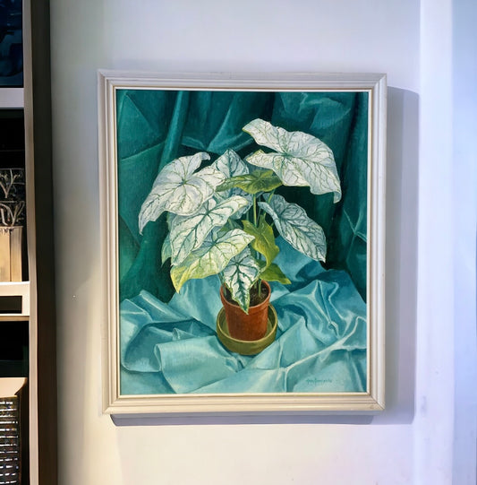 Caladium | Framed Painting by Anne Farncombe