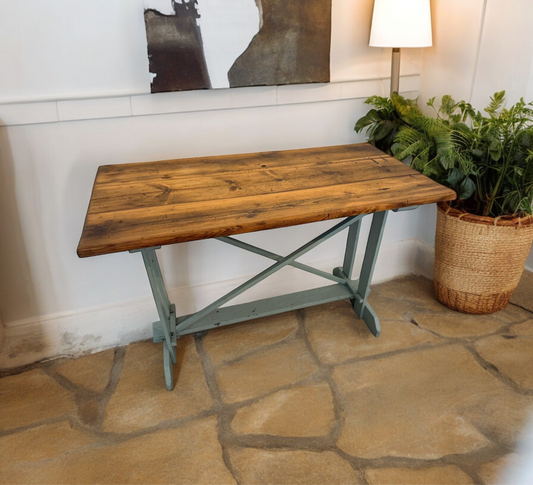 Pitch Pine Farmhouse Console Table