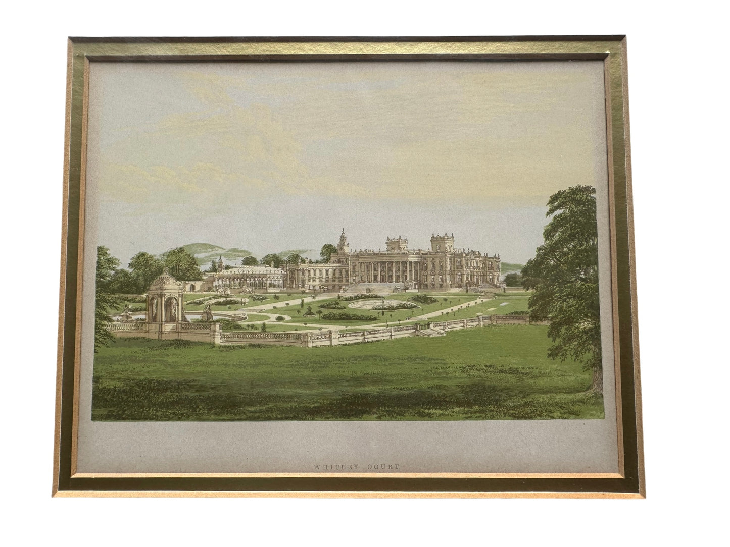 Gold Framed Witley Court Print