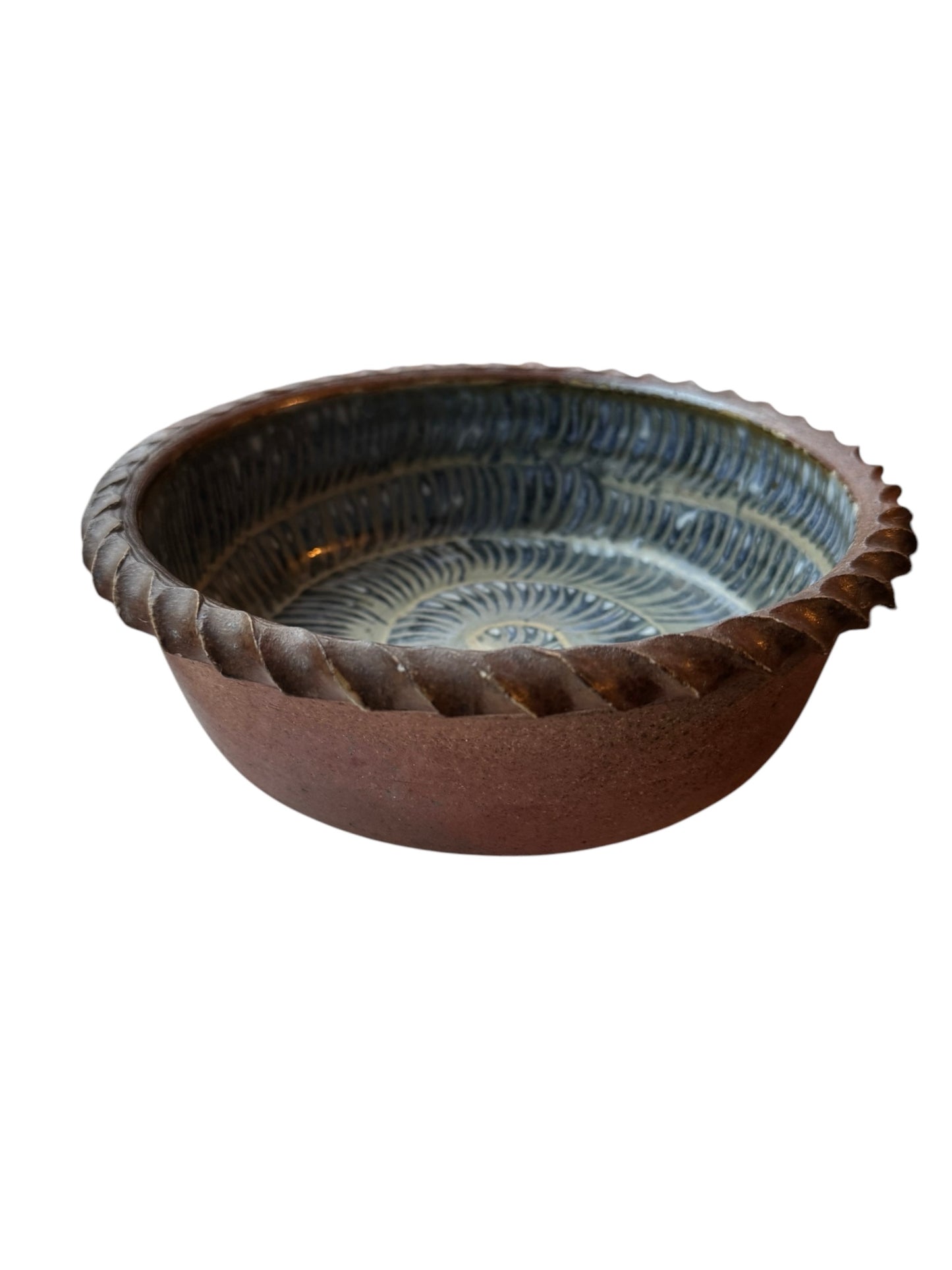 Blue Spiral Studio Pottery Bowl