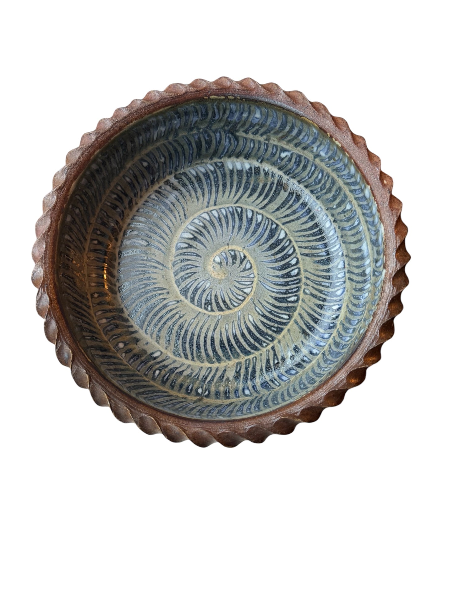 Blue Spiral Studio Pottery Bowl