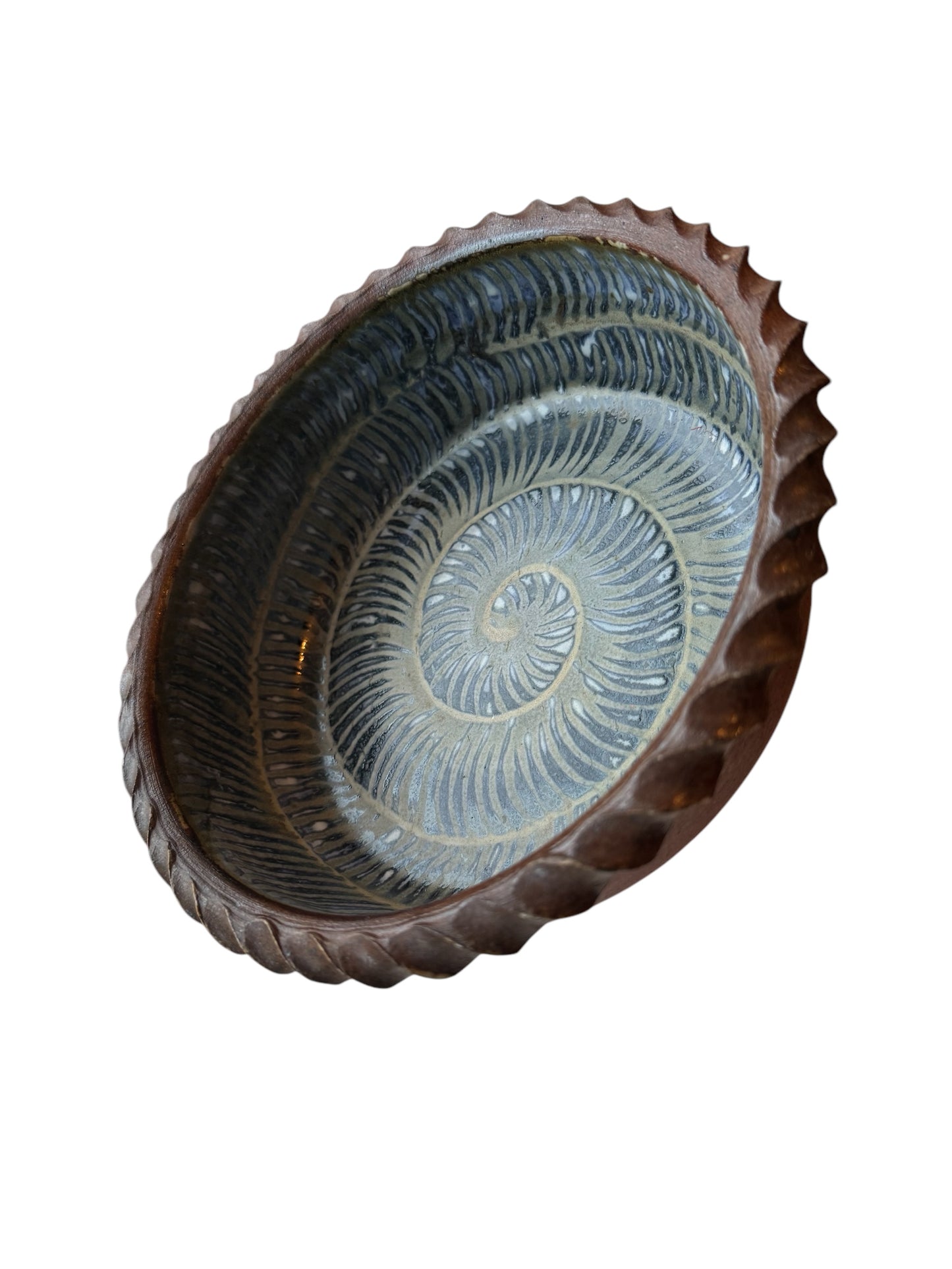 Blue Spiral Studio Pottery Bowl