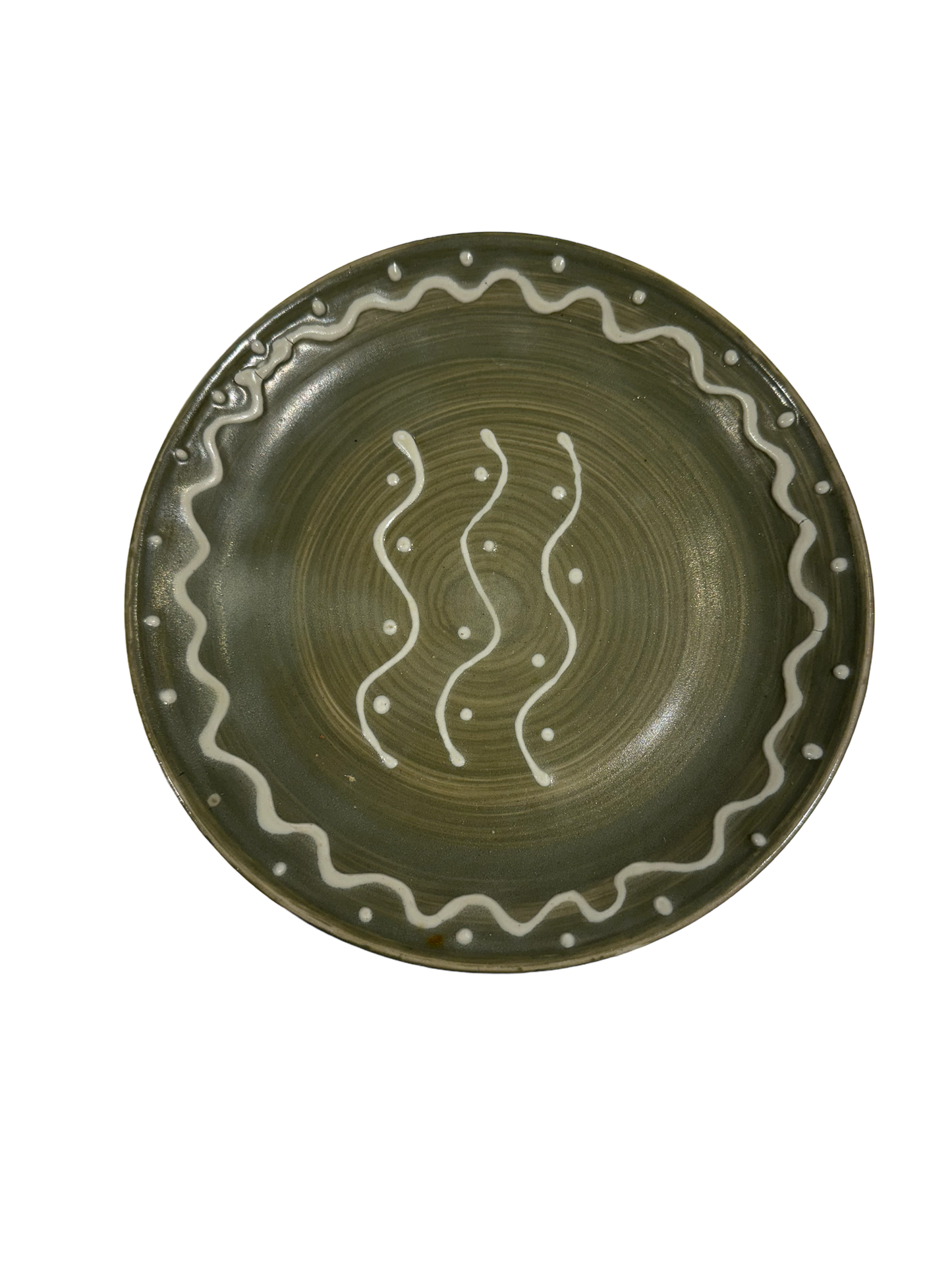 Studio Pottery Wave Side Plate