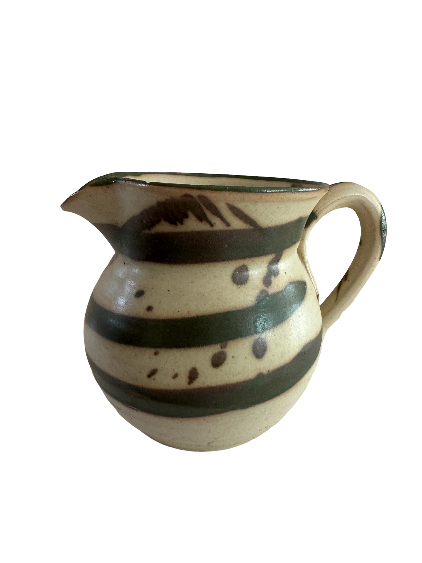 Studio Pottery Swirl Milk Jug
