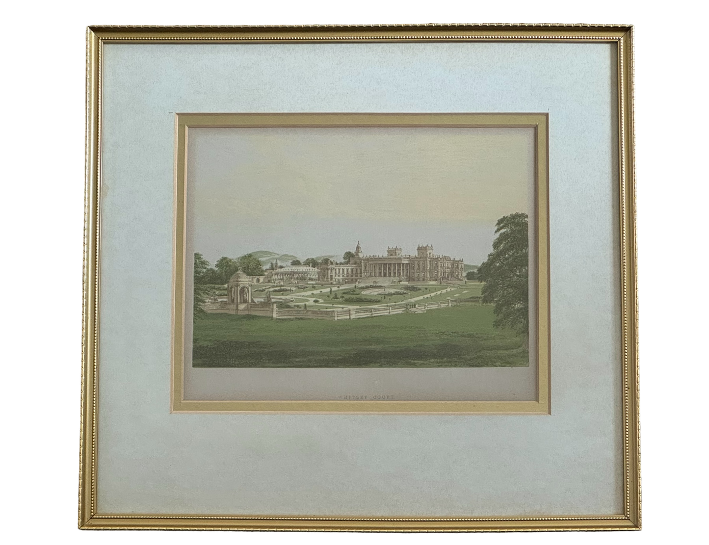 Gold Framed Witley Court Print