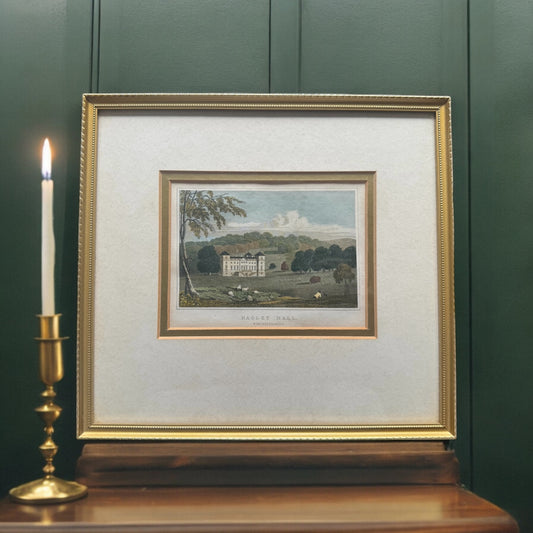 Gold Framed Hagley Hall Print
