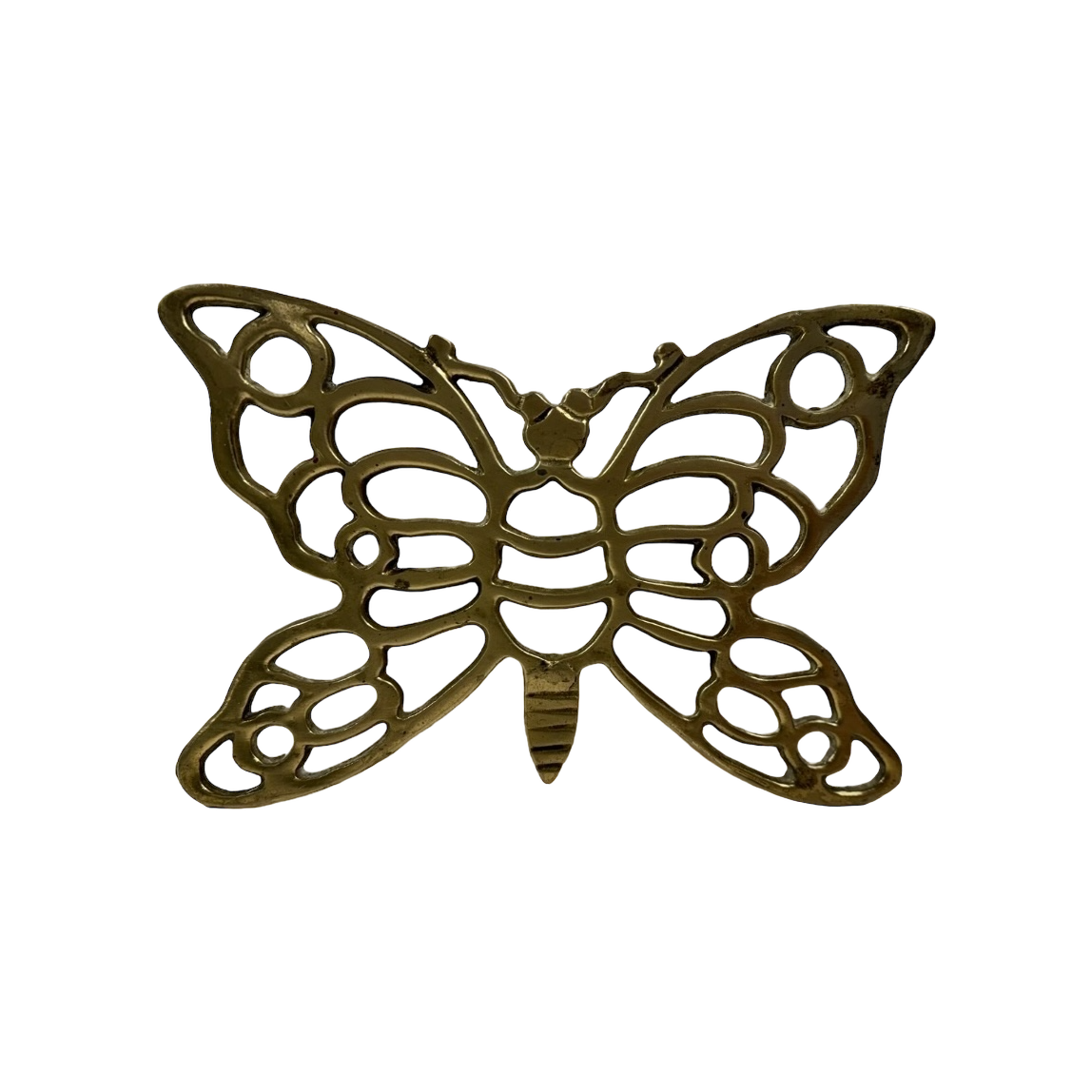 Vintage Brass Butterfly Trivet Stand