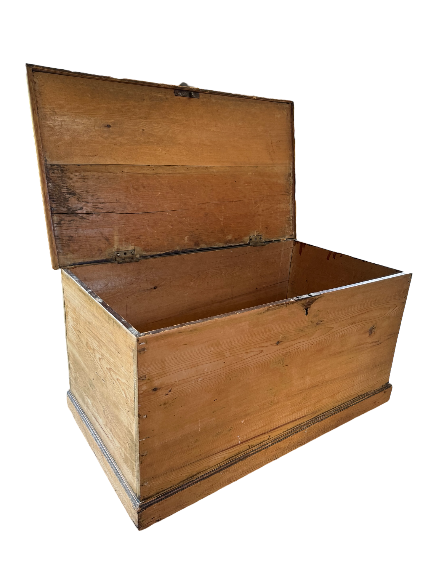 Pitch Pine Blanket Box