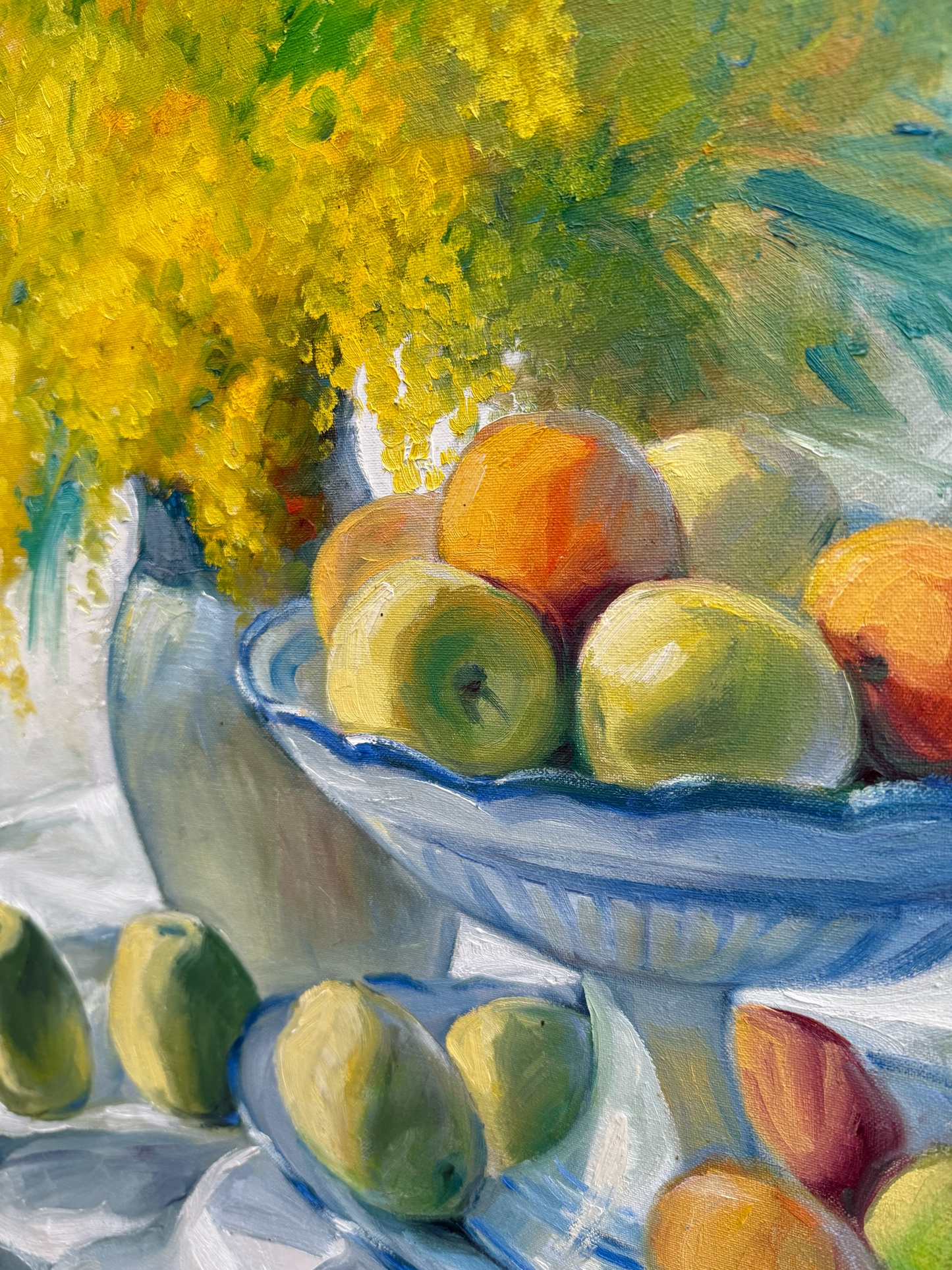 Mimosas | Original Still Life Painting on Canvas