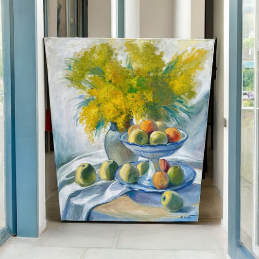 Mimosas | Original Still Life Painting on Canvas