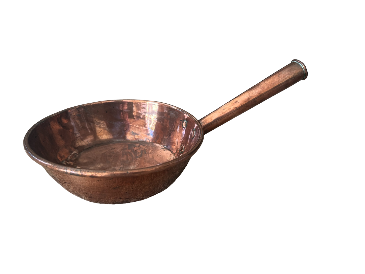 Antique Copper Frying Pan