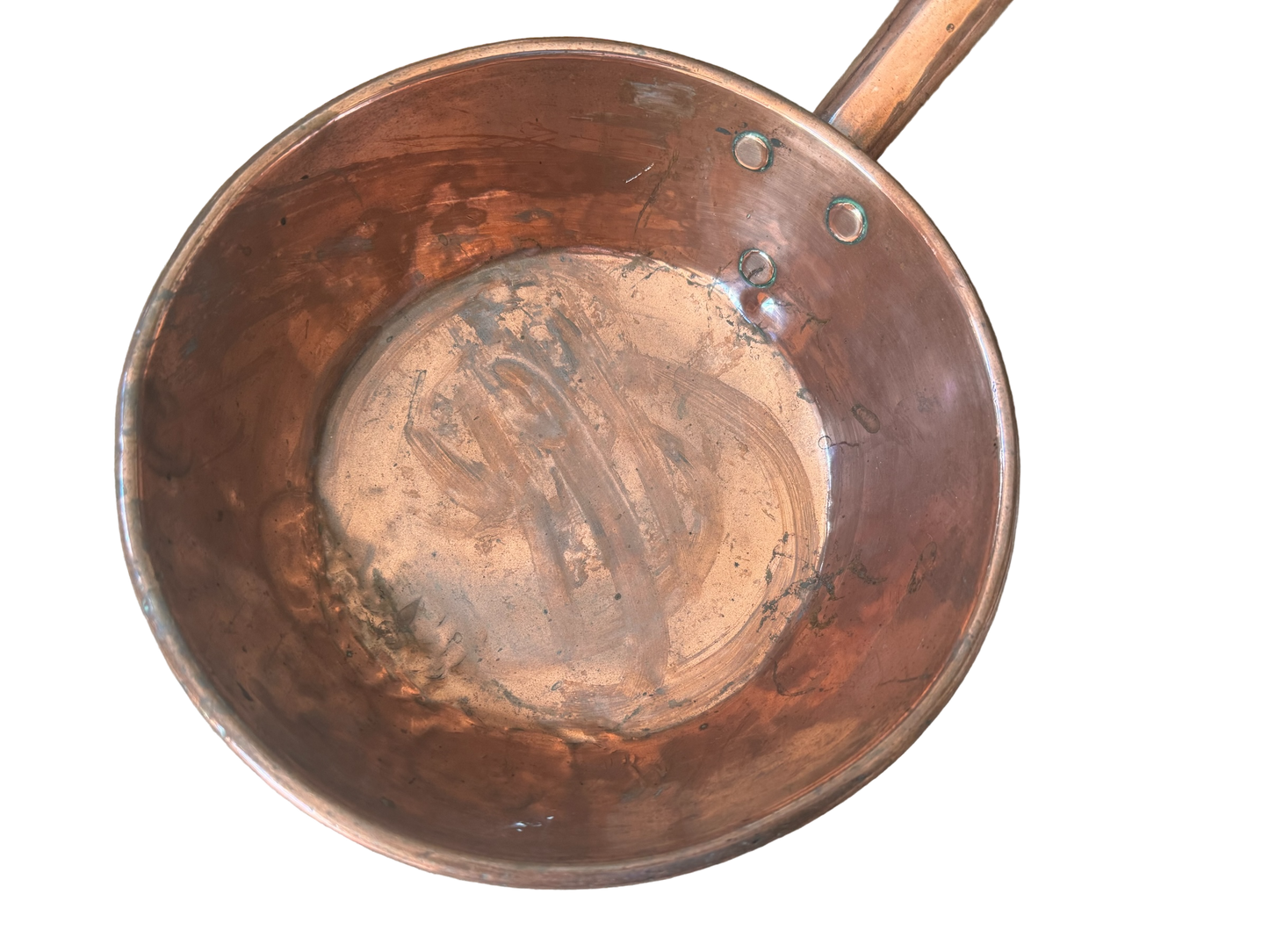 Antique Copper Frying Pan